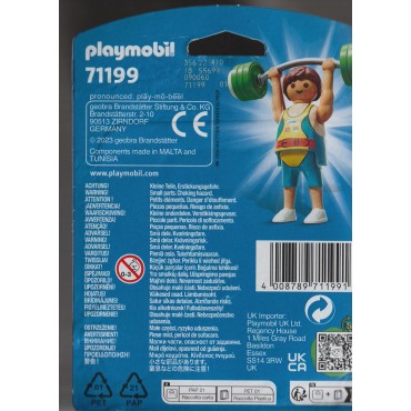 PLAYMOBIL PLAYMO-FRIENDS FIGURE 71199 BODY BUILDER