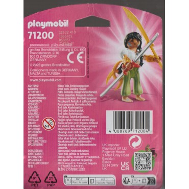 PLAYMOBIL PLAYMO-FRIENDS FIGURE 71200 ORIENTAL FIGHTER