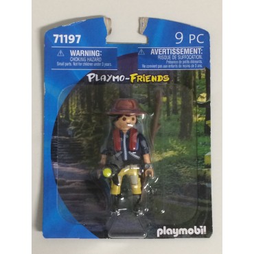 PLAYMOBIL PLAYMO-FRIENDS FIGURE 71197 damaged package EXPLORER