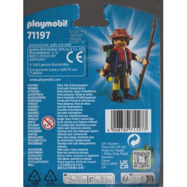 PLAYMOBIL PLAYMO-FRIENDS FIGURE 71197 damaged package EXPLORER