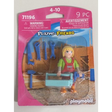 PLAYMOBIL PLAYMO-FRIENDS FIGURE 71196 MAINTENANCE PERSON