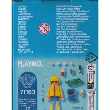 PLAYMOBIL SPECIAL PLUS FIGURE 71163 GIOVANE ECOLOGISTA