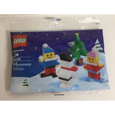 LEGO CREATOR 40008 SNOWMAN BUILDING SET POLYBAG