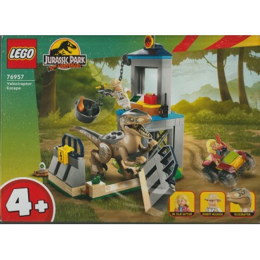 LEGO JURASSIC WORLD 76957 LA FUGA DEL VELOCIRAPTOR