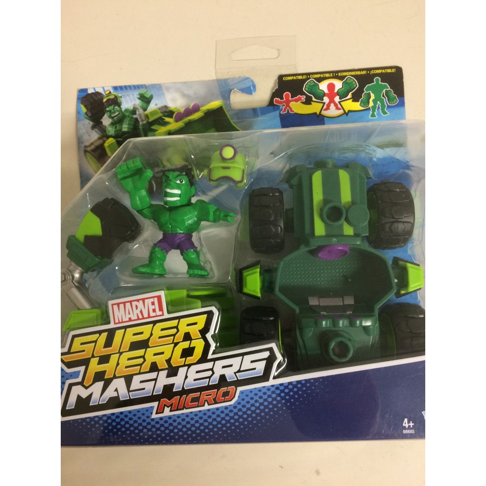Marvel Super Hero Mashers Micro Hulk Smash-Dozer 