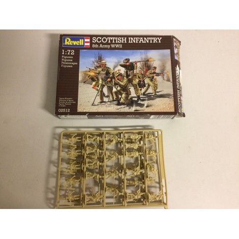 plastic figures scale 1 : 72 02512 SCOTTISH INFANTRY 8TH ARMY  WWII  new in open box