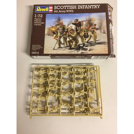 plastic figures scale 1 : 72 02512 SCOTTISH INFANTRY 8TH ARMY  WWII  new in open box