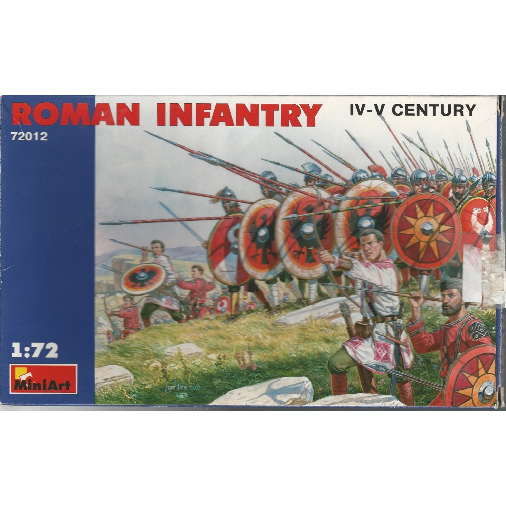 plastic figures scale 1 : 72 MINIART 72012 ROMAN INFANTRY IV - V CENTURY  new in open box