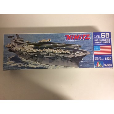 ITALERI N° 503 C.V.N. 68 NIMITZ NUCLEAR POWERED AIRCRAFT CARRIER 