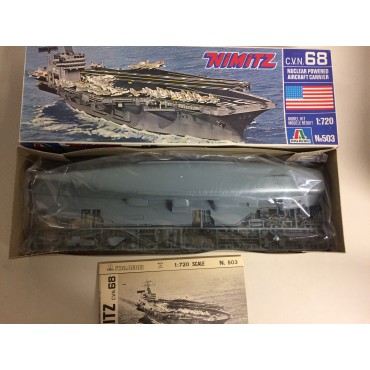 ITALERI N° 503 C.V.N. 68 NIMITZ NUCLEAR POWERED AIRCRAFT CARRIER 