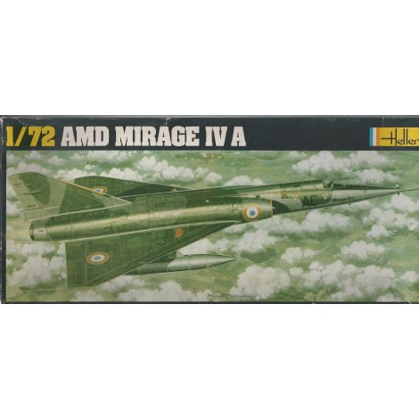 modellino in plastica HELLER 351 AMD MIRAGE IV A scala 1: 72 nuovo in scatola danneggiata ed aperta