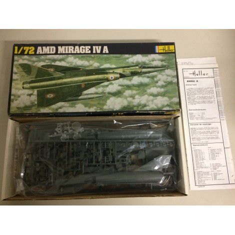 plastic model kit scale 1 : 72 HELLER 351 AMD MIRAGE IV A  new in open and damaged box