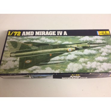 plastic model kit scale 1 : 72 HELLER 351 AMD MIRAGE IV A  new in open and damaged box