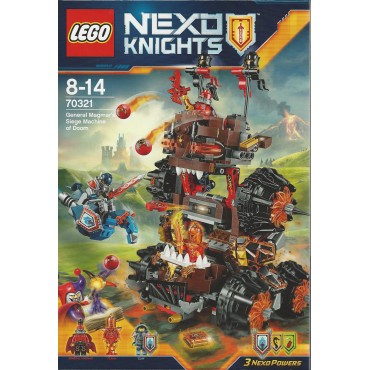 LEGO NEXO KNIGHTS 70321 LA MACCHINA D'ASSEDIO DEL GENERALE MAGMAR