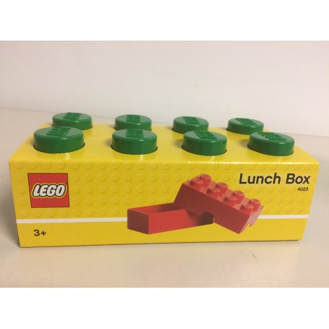 LEGO STORAGE 4023 LUNCH BOX VERDE NEW STILL SEALED size 200 X 100 X 75 mm