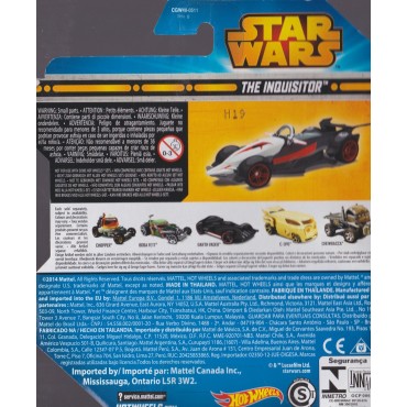 HOT WHEELS - STAR WARS CHARACTER CAR THE INQUISITOR single vehicle