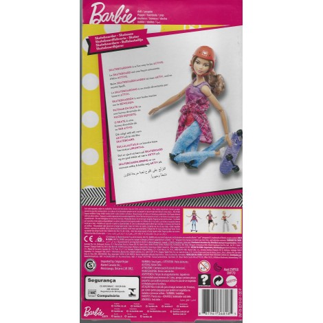 Barbie Made to Move Skateboarder 