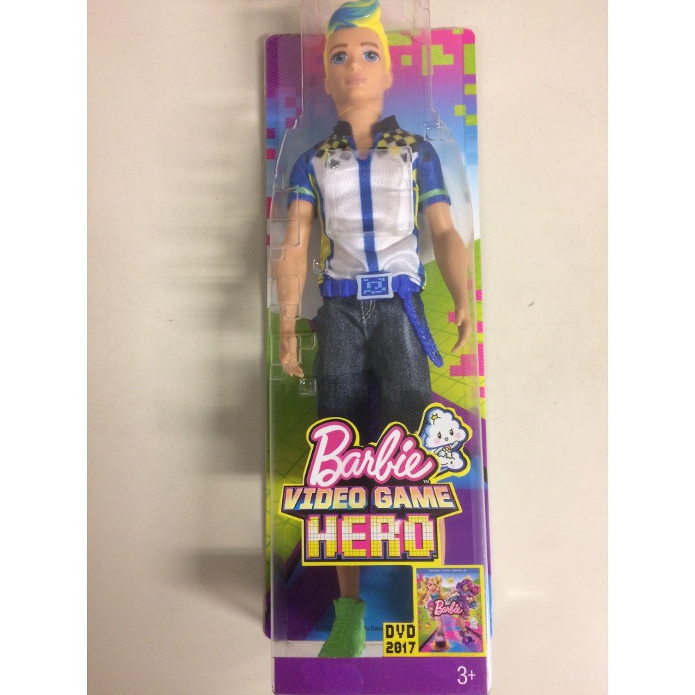 BARBIE VIDEOGAME HERO KEN DOLL Mattel DTW 09