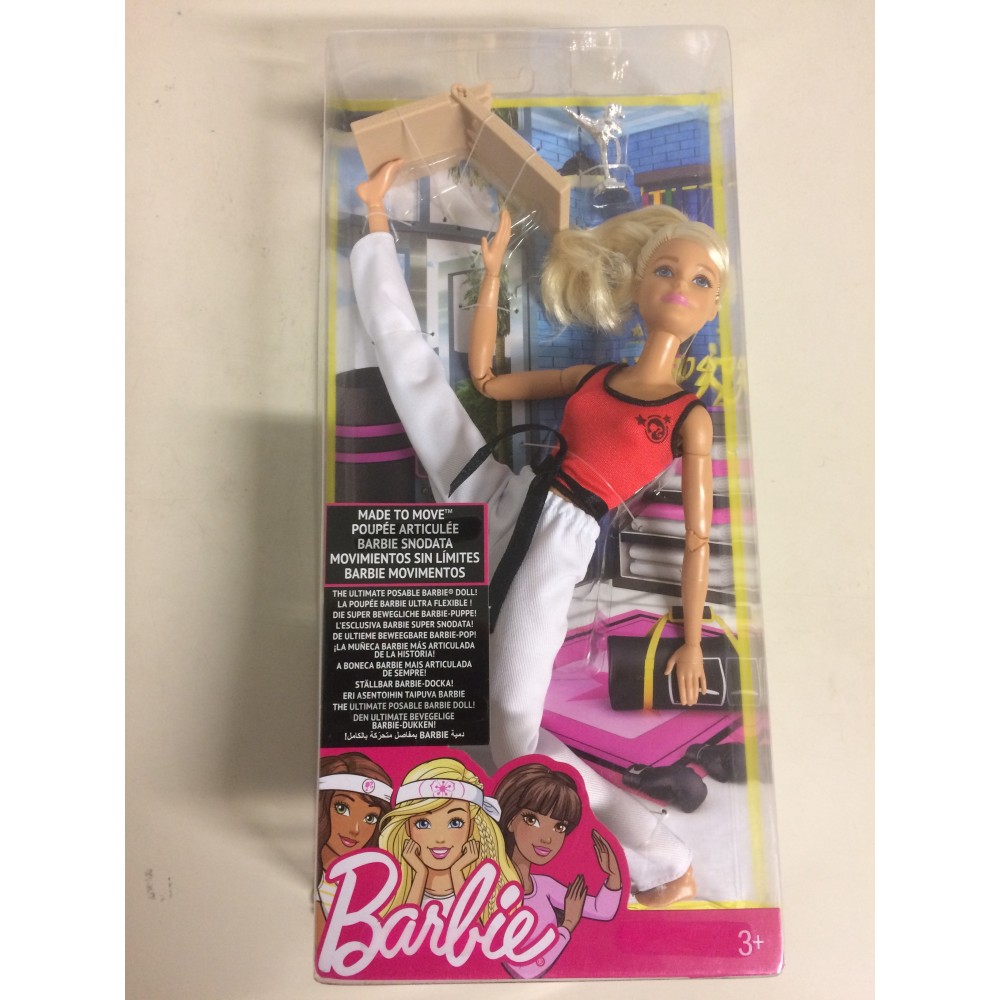 Mattel DWN39 - Barbie - Snodata - Sport - Arti Marziali