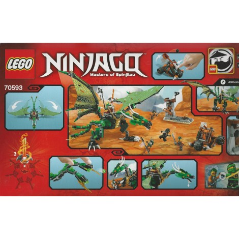 LEGO NINJAGO 70593 DRAGONE NRG VERDE