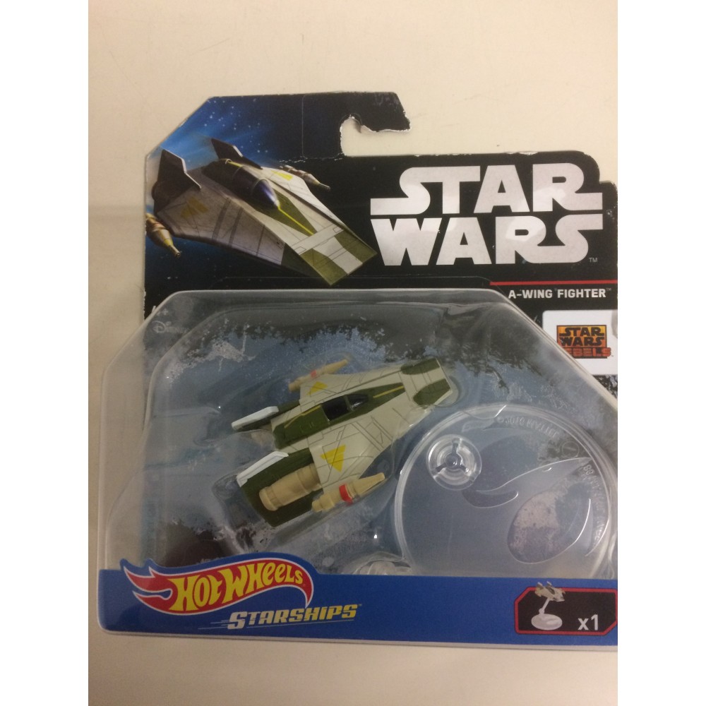 Disney Hot Wheels Star Wars Starships Die Cast Resistance A-Wing Fighter 