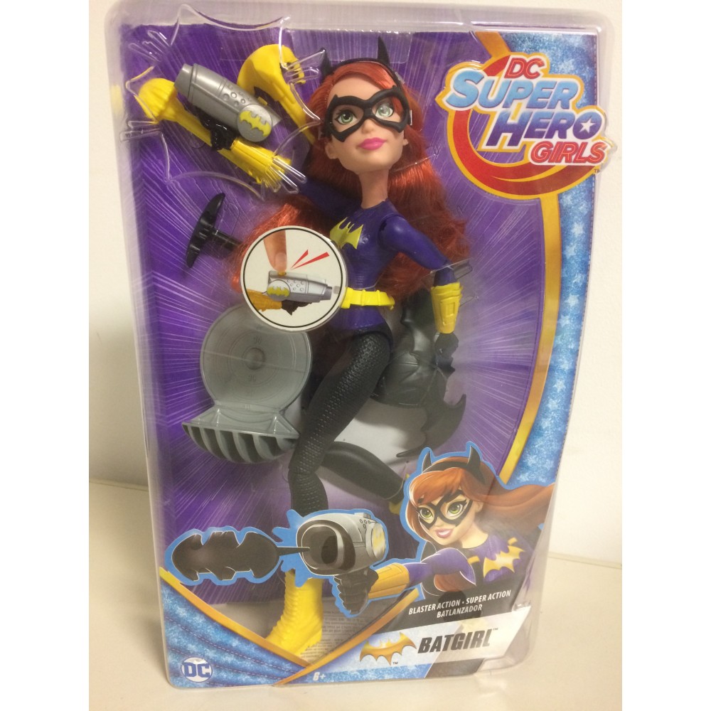 DC SUPERHERO GIRLS BLASTER ACTION BATGIRL  Doll DWH91 mattel