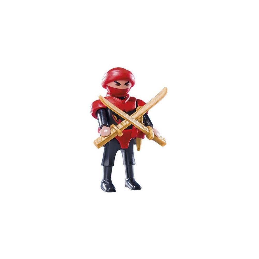 Playmobil figures series 12 red ninja japanese fighter Samurai luchador  9241 