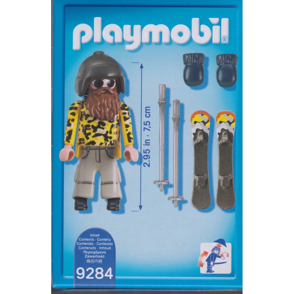  PLAYMOBIL Skier Figure Building Set : Toys & Games