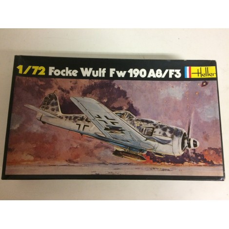 plastic model kit scale 1 : 72 HELLER 235 FOCKE WULF FW 190 A8 / F3  new in open box