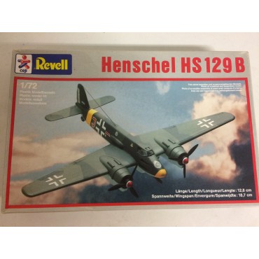 plastic model kit scale 1 : 72 REVELL 4169 HENSCHEL HS 129 B new in open box
