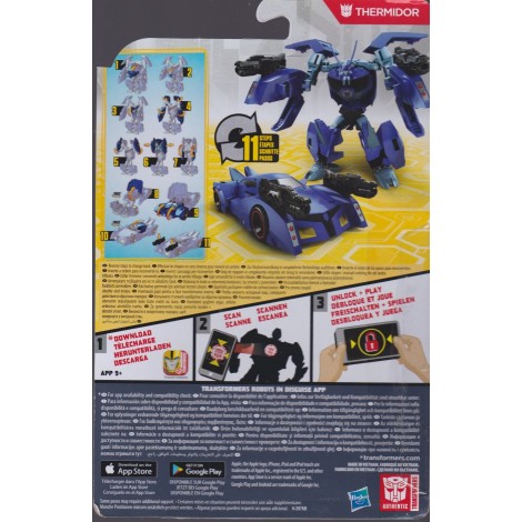 TRANSFORMERS ACTION FIGURE 5 " - 12,5 cm  THERMIDOR Hasbro C2347 ROBOTS IN DISGUISE  WARRIORS CLASS