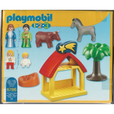 PLAYMOBIL 1-2-3 6786 CHRISTMAS MANGER - NATIVITY