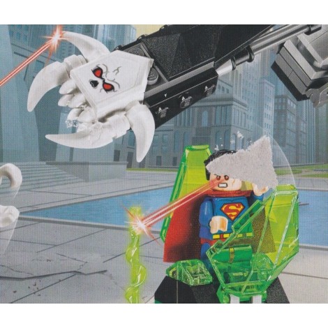 Dekorative manipulere ustabil LEGO DC SUPER HEROES 76096 damaged box SUPERMAN & KRYPTO TEAM UP