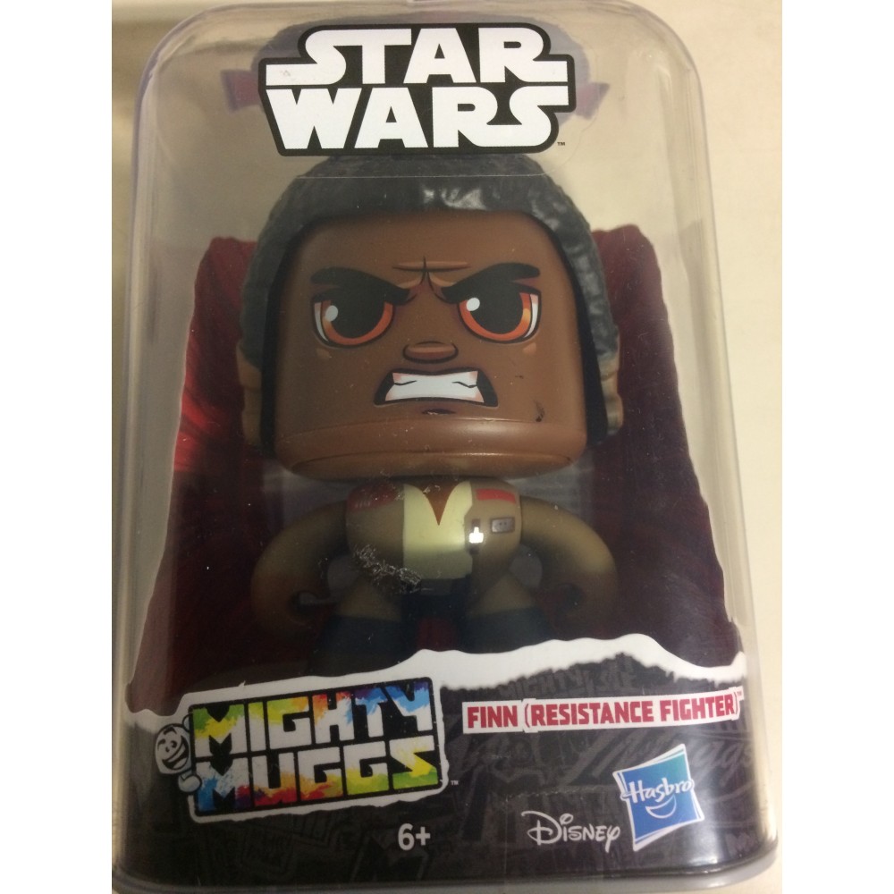 STAR WARS MIGHTY MUGGS 07 FINN ( RESISTANCE FIGHTER ) action figure 3.75" - 9 cm Hasbro E2177