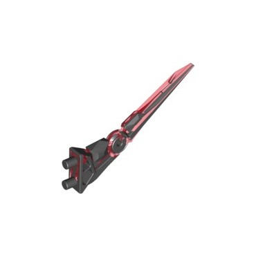 LEGO USED BIONICLE REPLACEMENT PART 92235 ( 73914 ) DESIGN POINT W. D. STICK 3.2 MULTICOLOR RED - BLACK