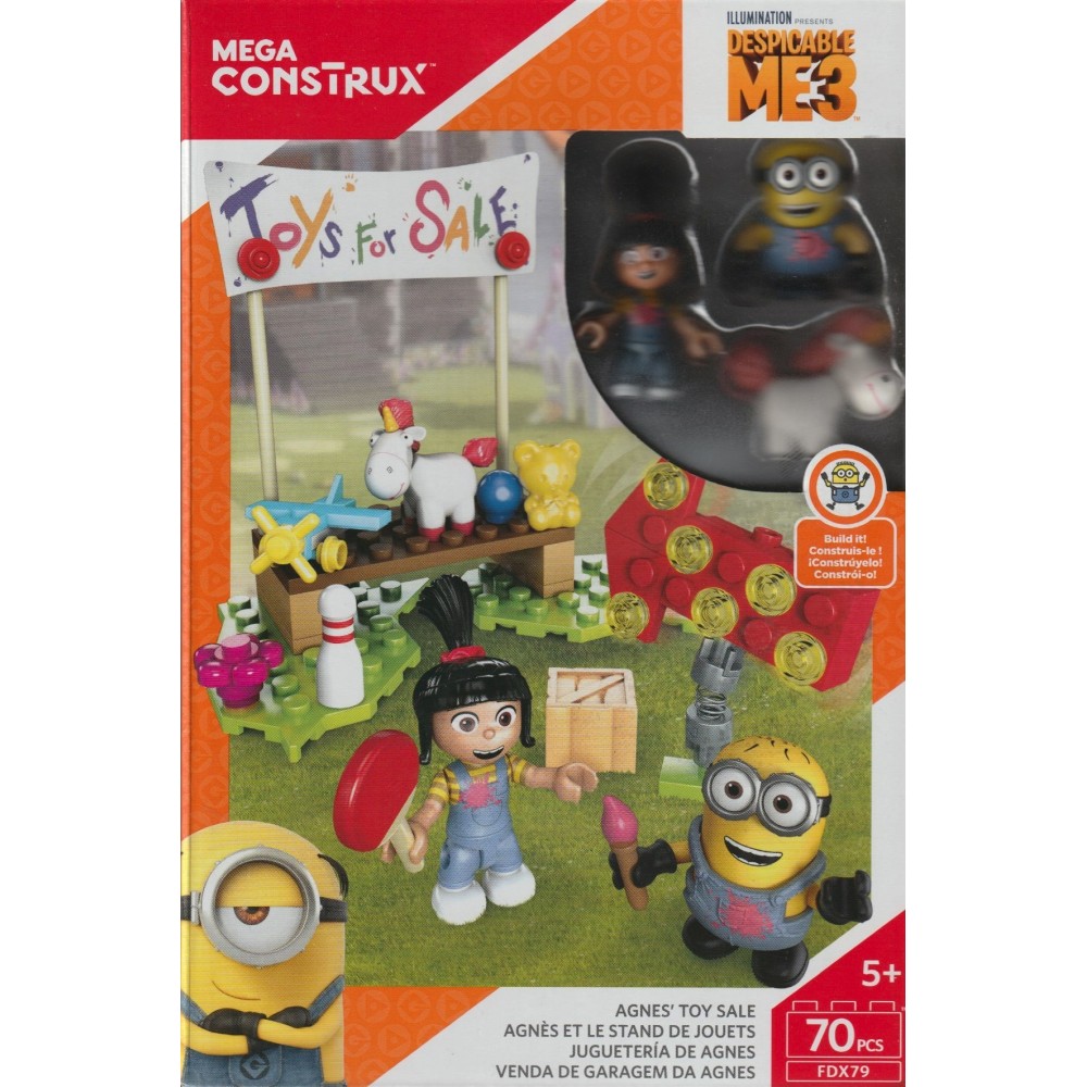 minions Kids Toy Mega Construx Despicable Me Agnes Toy Sale Building Set 