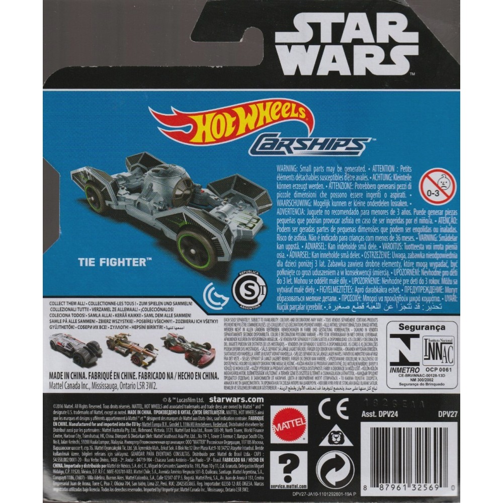 HOT WHEELS - STAR WARS CARSHIPS TIE FIGHTER single