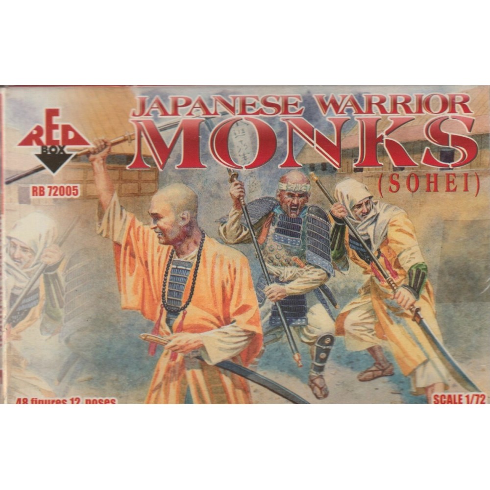 1/72 SCALE REDBOX 72005 JAPANESE WARRIOR MONKS SOHEI 