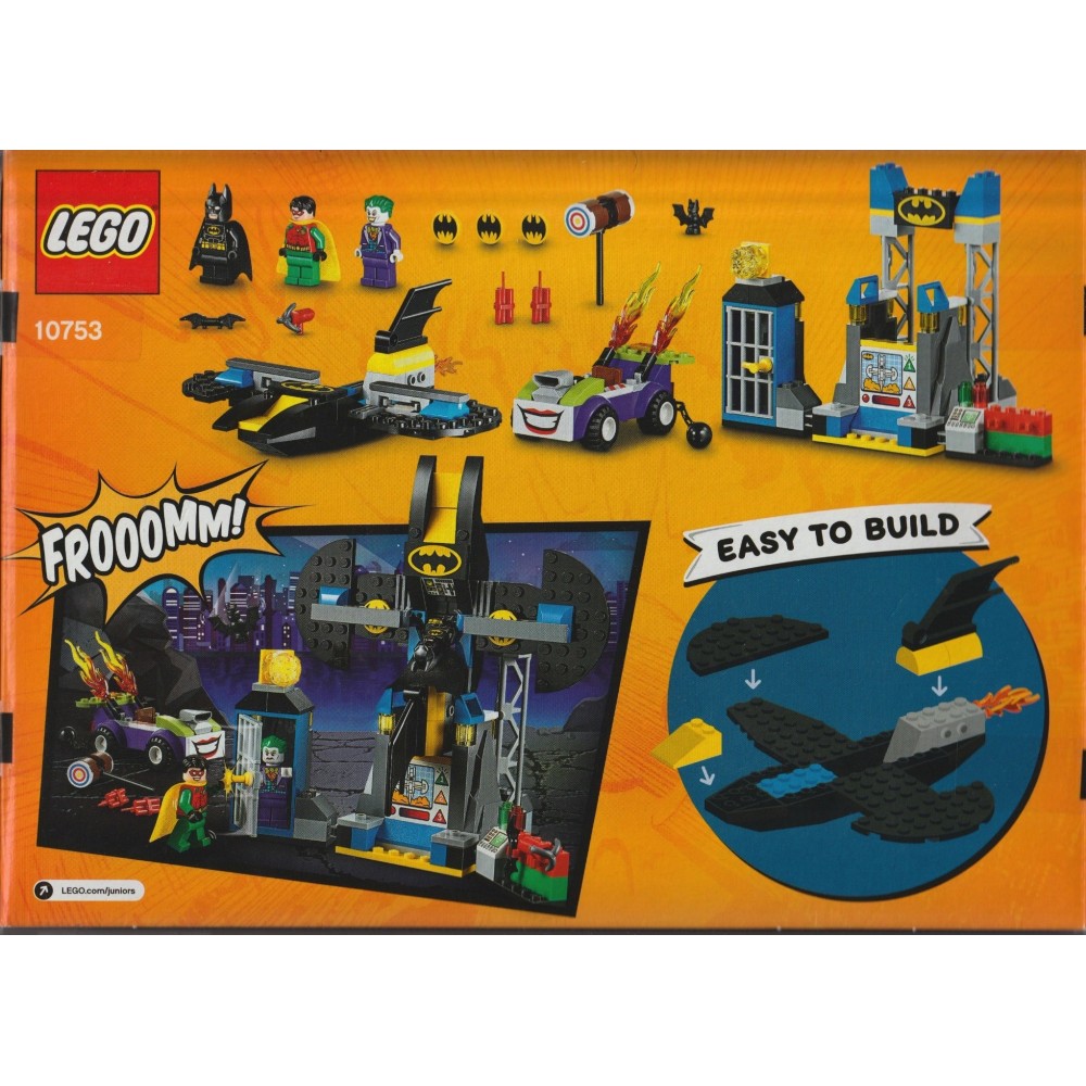 LEGO JUNIORS EASY TO BUILD 10753 THE JOKER BATCAVE ATTACK