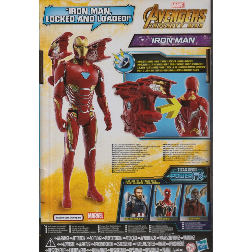 Figurine Marvel Titan Heroes Iron Man Hasbro 30cm