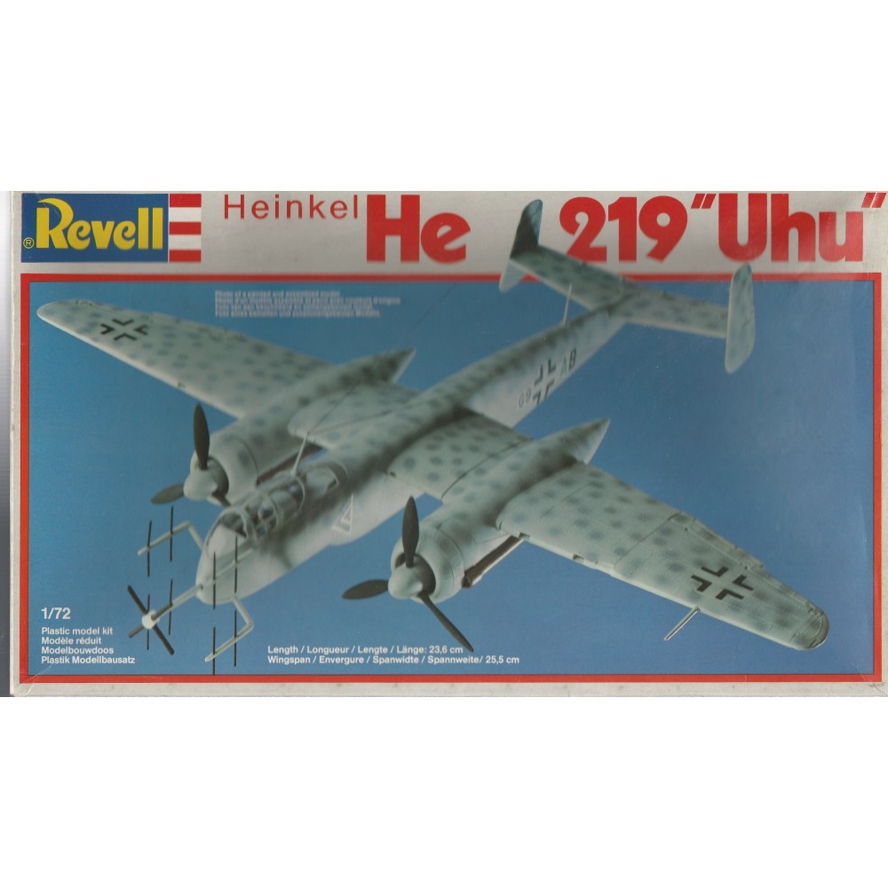 modellino in plastica scala 1 : 72 AIRFIX  05009 HEINKEL 117 ( GREIF ) nuovo con scatola aperta