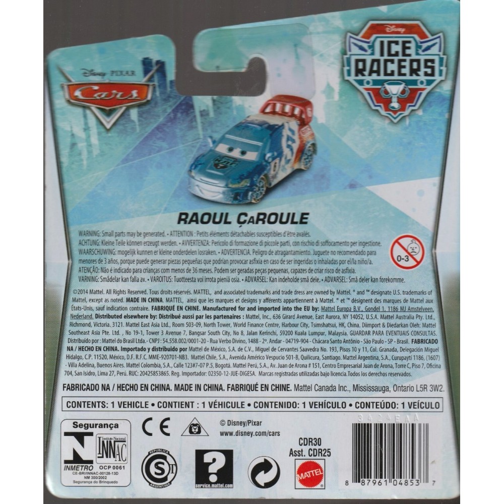 Voiture Disney Cars Raoul CaRoule - Mattel
