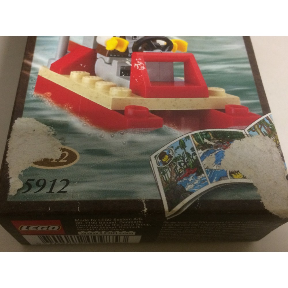LEGO 5912 damaged box SWAMP BOAT PTERODONT