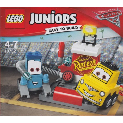 LEGO JUNIORS EASY BUILD CARS 3 10732 GUIDO E LUIGI PIT'S STOP