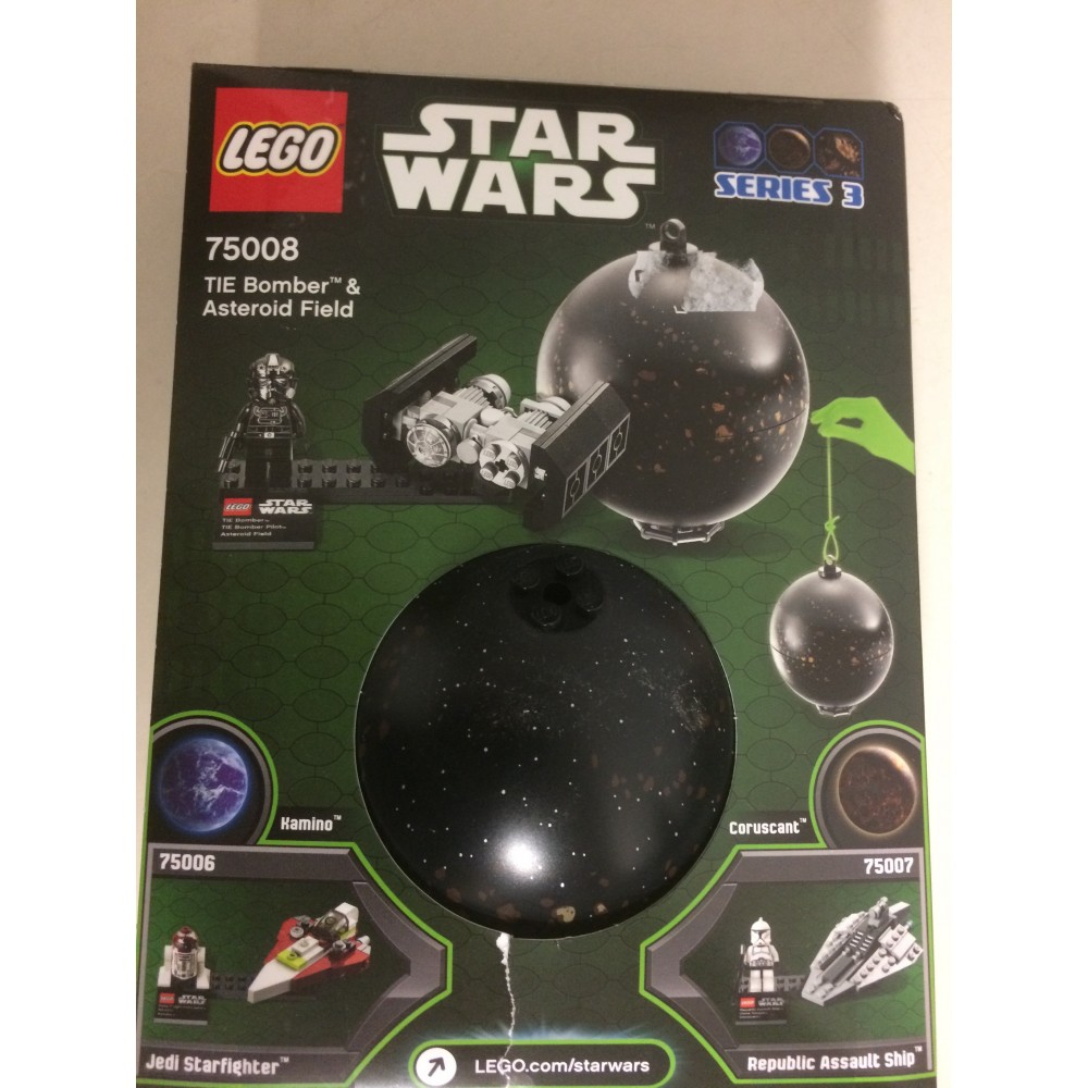 STAR WARS 75008 damaged box TIE BOMBER AND ASTEROID FIELD