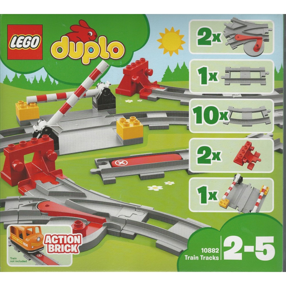 Elevated duplo train tracks : r/lego