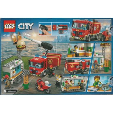 ale Uheldig Fortolke LEGO CITY 60214 BURGER BAR FIRE RESCUE