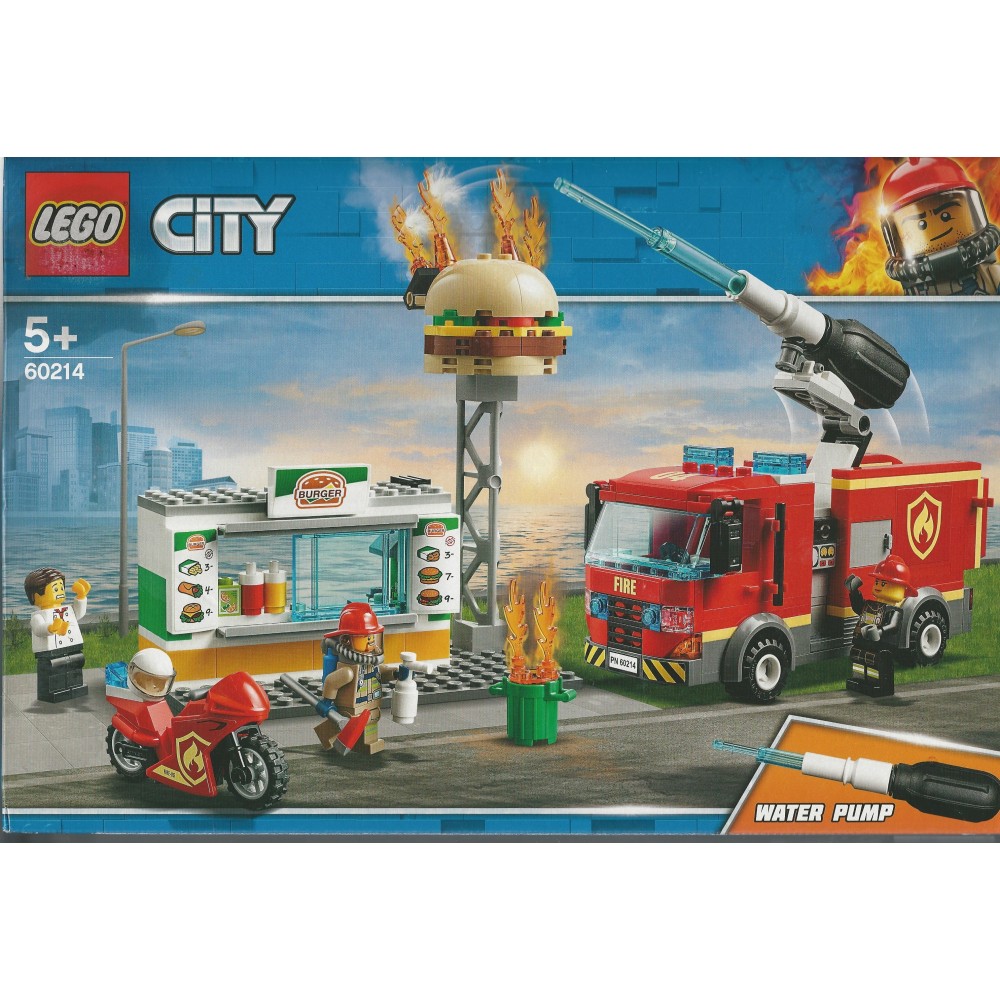 ale Uheldig Fortolke LEGO CITY 60214 BURGER BAR FIRE RESCUE