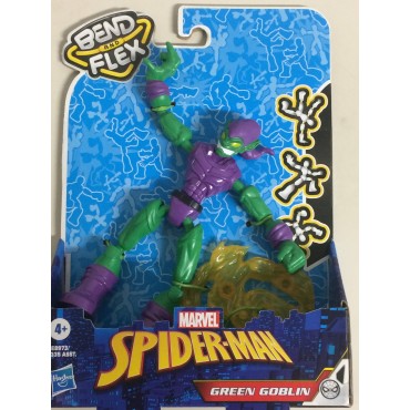 MARVEL SPIDER MAN BEND AND FLEX GHOST SPIDER 6" ACTION FIGURE E7688 Hasbro