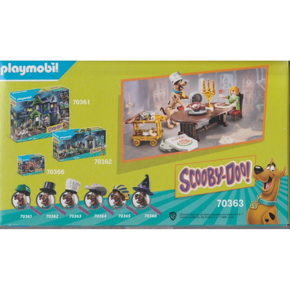  Playmobil Scooby-DOO! Dinner with Shaggy Playset : Toys & Games